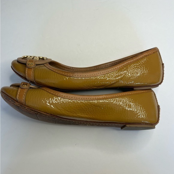 Tory Burch Patent Nude Ballet‎ Flat 6 - Picture 7 of 8